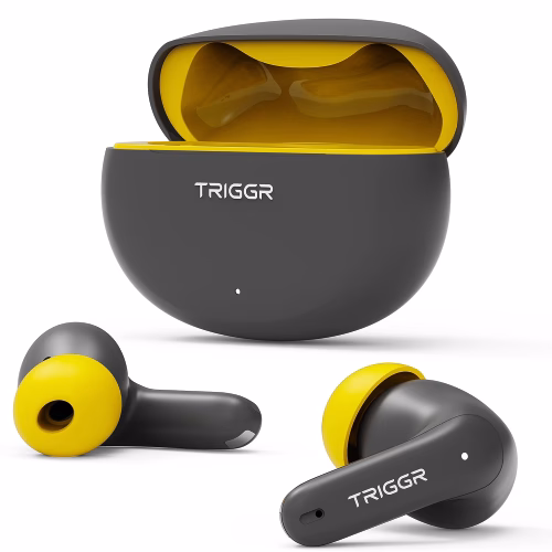 TRIGGR Ultrabuds N3 with Crisp Calling, 50H Playtime, 13mm Drivers
