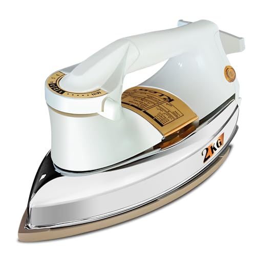 Rico 1000W 2KG Heavy Weight Dry Iron With 2 Years Replacement Warranty